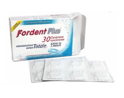 FORDENT PLUS 30 COMPRESSE CONCENTRATE PER DENTIERE E APPARECCHI ORTODONTICI - Angeli Pharm