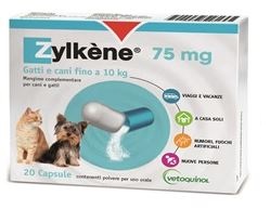 ZYLKENE CANI E GATTI FINO A 10KG 20 CAPSULE 75 MG - Angeli Pharm
