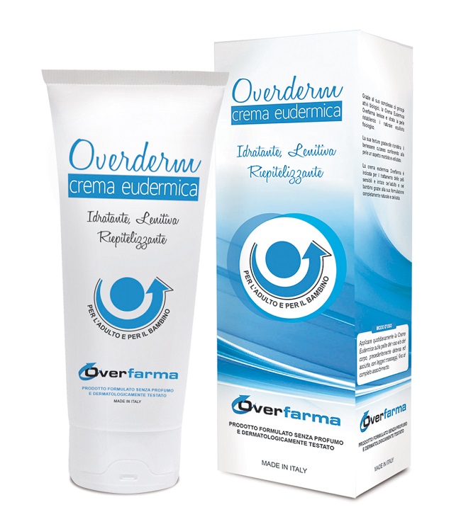 OVERDERM CREMA EUDERMICA IDRATANTE LENITIVA PER ADULTI E BAMBINI 75 ML - Angeli Pharm