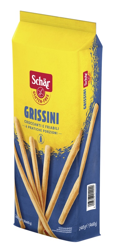 SCHAR GRISSINI 4 PORZIONI DA 60 G - Angeli Pharm