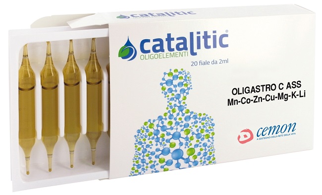 CATALITIC OLIGOELEMENTI OLIGATRO MN-CO-ZN-CU-MG-K-LI 20 AMPOLLE - Angeli Pharm