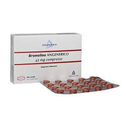 BROMELINA ANGENERICO 20 COMPRESSE RIVESTITE - Angeli Pharm