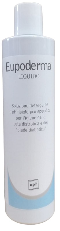 EUPODERMA LIQUIDO SOLUZIONE DETERGENTE PER PIEDE DIABETICO 300 ML - Angeli Pharm