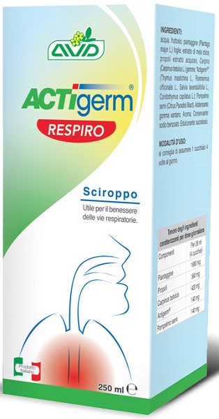 ACTIGERM RESPIRO SCIROPPO 250 ML - Angeli Pharm