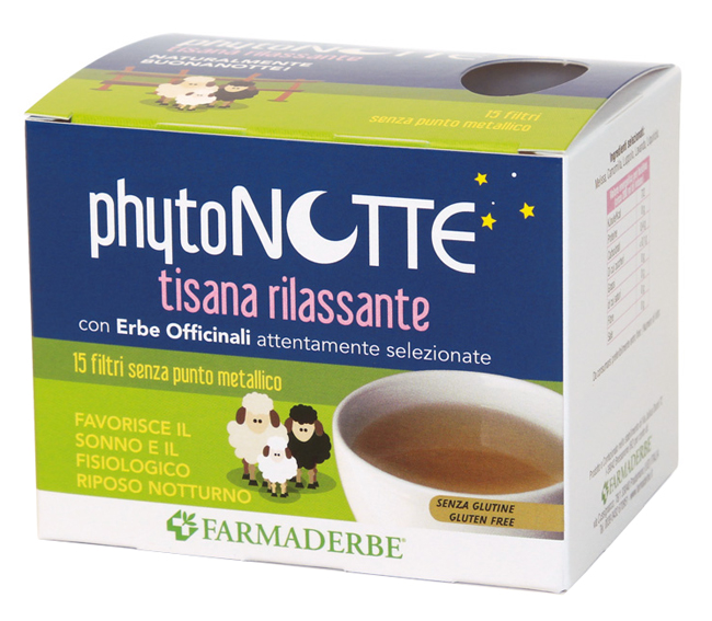 PHYTO NOTTE TISANA RILASSANTE 15 FILTRI DA 18 G - Angeli Pharm