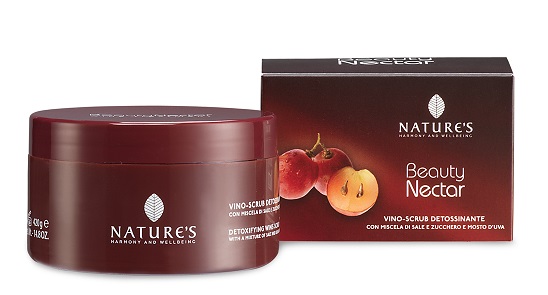 NATURE'S BEAUTY NECTAR VINO SCRUB CORPO DETOSSIFICANTE 420 ML - Angeli Pharm