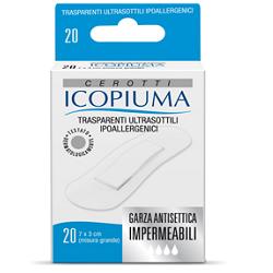 ICOPIUMA CEROTTO TRASPARENTE GRANDE 20 PEZZI - Angeli Pharm