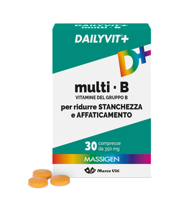 MASSIGEN MULTI B VITAMINE DEL GRUPPO B 30 COMPRESSE RIVESTITA DA 364 MG - Angeli Pharm