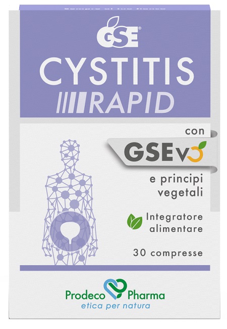 GSE CYSTITIS RAPID 30 COMPRESSE - Angeli Pharm