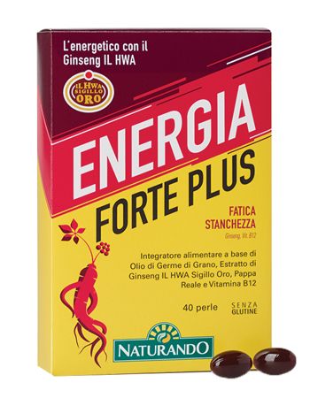 ENERGIA FORTE PLUS 40 PERLE - Angeli Pharm