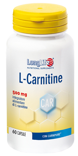 LONGLIFE L-CARNITINE 60 CAPSULE DI GELATINA DA 960 MG - Angeli Pharm