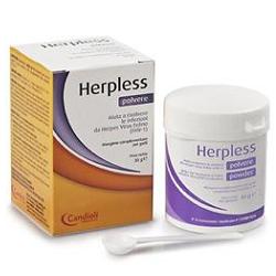 HERPLESS POLVERE BARATTOLO 30 G CON MISURINO - Angeli Pharm