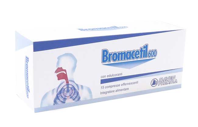 BROMACETIL 600 15 COMPRESSE EFFERVESCENTI - Angeli Pharm