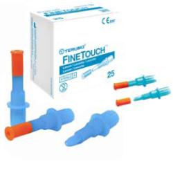 LANCETTE PUNGIDITO FINETOUCH 23 GAUGE 25 PEZZI - Angeli Pharm