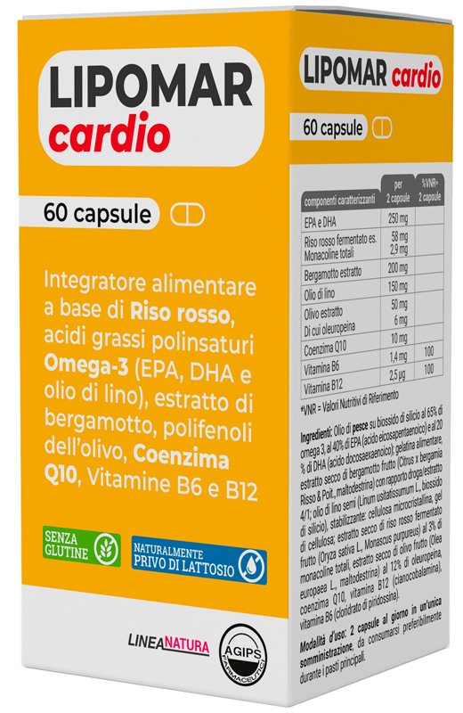 LIPOMAR CARDIO 60 CAPSULE - Angeli Pharm