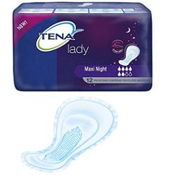 PANNOLONE SAGOMATO TENA DISCREET MAXI NIGHT 12 PEZZI - Angeli Pharm
