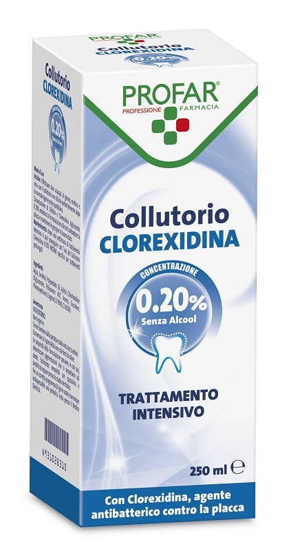COLLUTORIO CLOREXIDINA 0,20% 250 ML PROFAR - Angeli Pharm