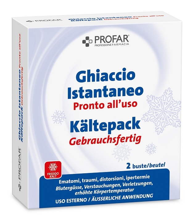 GHIACCIO ISTANTANEO 2 BUSTE PROFAR - Angeli Pharm