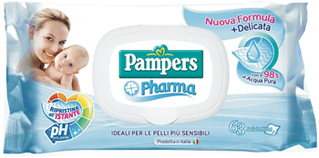 PAMPERS PHARMA SALVIETTE SENS 63 PEZZI - Angeli Pharm