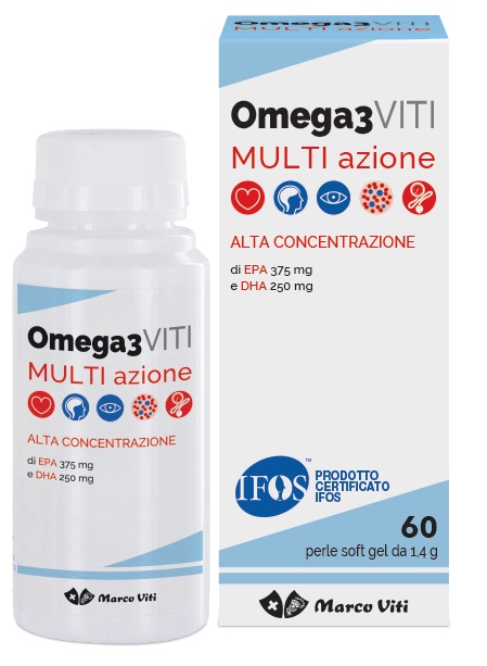 VITI OMEGA3 MULTIAZIONE 60 PERLE - Angeli Pharm