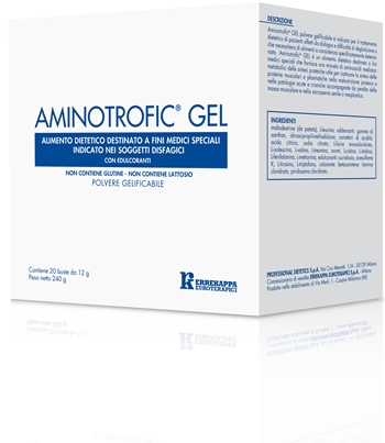 AMINOTROFIC GEL ALIMENTO DIETETICO A FINI MEDICI SPECIALI 20 BUSTINE 12 G - Angeli Pharm