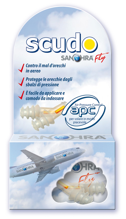 SCUDO SANOHRA FLY FILTRO AURICOLARE 2 PEZZI - Angeli Pharm