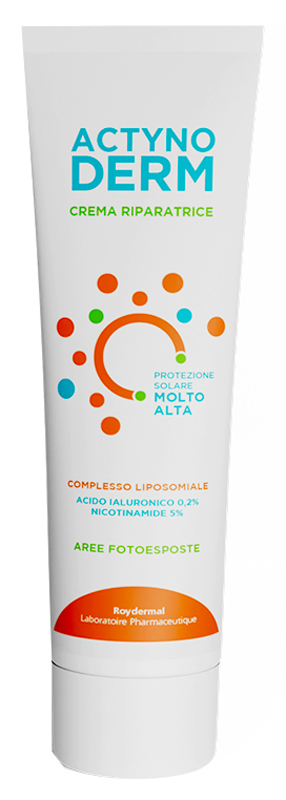 ACTYNODERM CREMA RIPARATRICE AREE FOTOESPOSTE PROTEZIONE SOLARE MOLTO ALTA 30 ML - Angeli Pharm