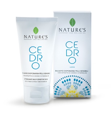 NATURE'S CEDRO UOMO BALSAMO DOPOBARBA PELLI SENSIBILI 75 ML - Angeli Pharm