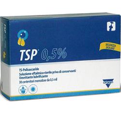 TSP 0,5% SOLUZIONE OFTALMICA UMETTANTE LUBRIFICANTE 30 FLACONCINI MONODOSE 0,5 ML - Angeli Pharm