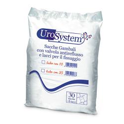 SACCA DI DRENAGGIO DA GAMBA PER INCONTINENZA UROSYSTEM TUBO 10 CM 30 PEZZI - Angeli Pharm