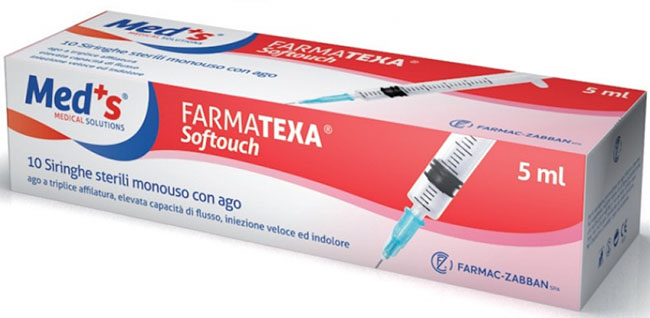 SIRINGA MEDS 5 ML 14 GAUGE 10 PEZZI - Angeli Pharm