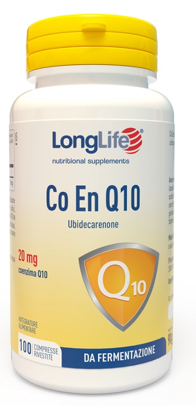 LONGLIFE CO EN Q10 20MG 100 COMPRESSE RIVESTITE - Angeli Pharm