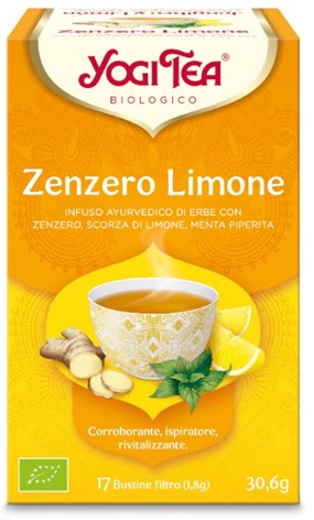 YOGI TEA ZENZERO LIMONE 31 G - Angeli Pharm
