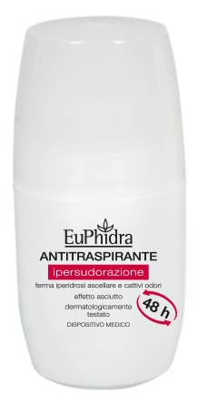 EUPHIDRA DEODORANTE IN EMULSIONE IN FLACONE ROLL-ON CON ASTUCCIO ANTITRASPIRANTE 50 ML - Angeli Pharm
