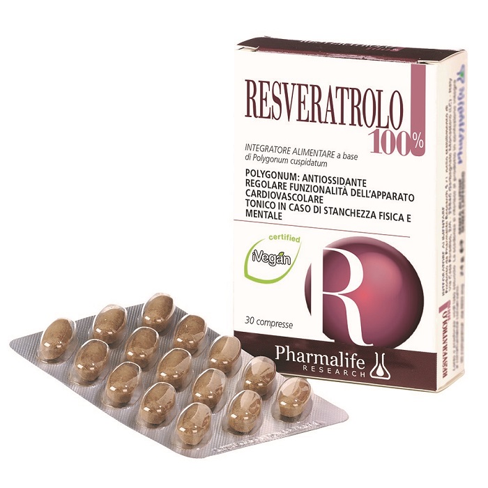 RESVERATROLO 100% 30 COMPRESSE - Angeli Pharm