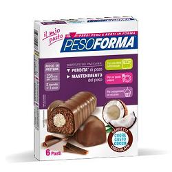 PESOFORMA BARRETTA CUORE COCCO 6 PASTI 12 X 31 G - Angeli Pharm