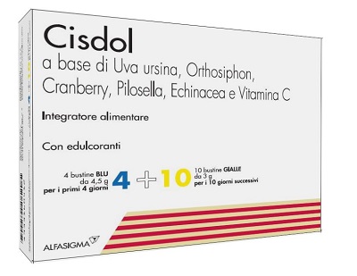 CISDOL 4 BUSTINE BLU DA 4,5 G + 10 BUSTINE GIALLE DA 3 G - Angeli Pharm