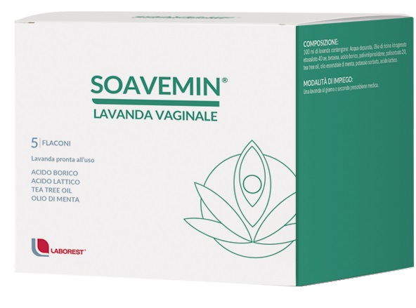 SOAVEMIN LAVANDA VAGINALE 5 FLACONI 100 ML - Angeli Pharm