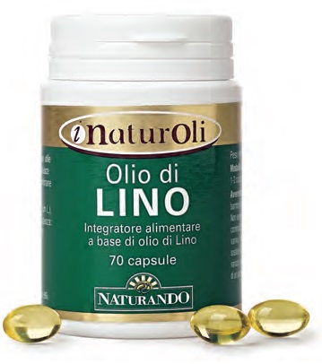 NATUROLI OLIO DI LINO 70 SOFTGEL - Angeli Pharm