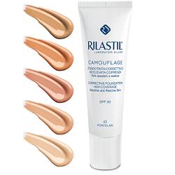 RILASTIL CAMOUFLAGE FONDOTINTA CORRETTIVO FLUIDO ELEVATA COPRENZA 50 30 ML - Angeli Pharm