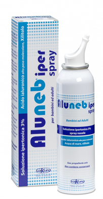 ALUNEB SOLUZIONE IPERTONICA 3% SPRAY NASALE 125 ML - Angeli Pharm