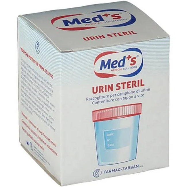 CONTENITORE MEDS URINA STERILE SOTTOVUOTO 120 ML - Angeli Pharm
