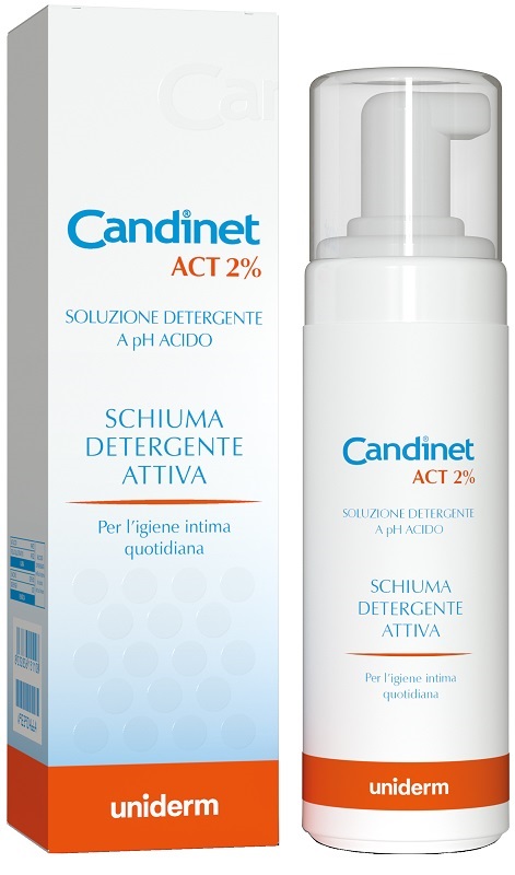 CANDINET ACT 2% SCHIUMA DETERGENTE ATTIVA 150 ML - Angeli Pharm
