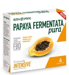 BODY SPRING PAPAYA FERMENTATA PURA INTENSIVE 12 BUSTINE - Angeli Pharm