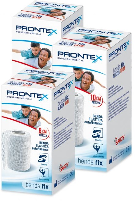 BENDA ELASTICA PRONTEX FIX AUTOFISSANTE 12 CM DI ALTEZZA PER4 METRI IN ESTENSIONE 1 PEZZO - Angeli Pharm