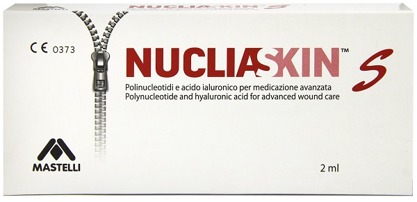 NUCLIASKIN S MEDICAZIONE AVANZATA BIOATTIVA TRATTAMENTO ULCERE E LESIONI CUTANEE FIALA-SIRINGA DA 2 ML - Angeli Pharm