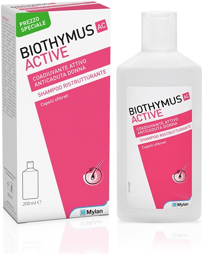 BIOTHYMUS AC ACTIVE SHAMPOO RISTRUTTURANTE DONNA 200 ML PREZZO SPECIALE - Angeli Pharm
