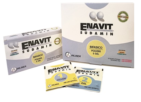 ENAVIT SUDAMIN BIFASICO 6 BUSTINE POLVERE + 6 BUSTINE GEL - Angeli Pharm