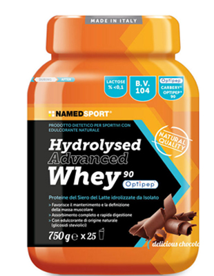 HYDROLYSED ADVANCED WHEY DELICIOUS CHOCOLATE BARATTOLO POLVERE ORALE 750 G - Angeli Pharm