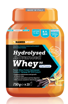 HYDROLYSED ADVANCED WHEY VANILLA CREAM BARATTOLO POLVERE ORALE 750 G - Angeli Pharm